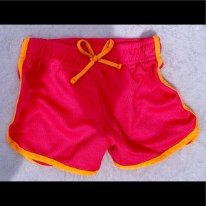 Pink and orange comfy / workout shorts